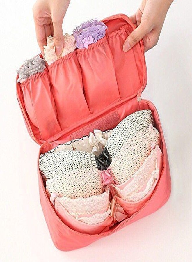 Wishbone Travel Underwear Panties Bra Pouch Organizer Bag Waterproof Personal Garment case (Multicolour) - Image 2